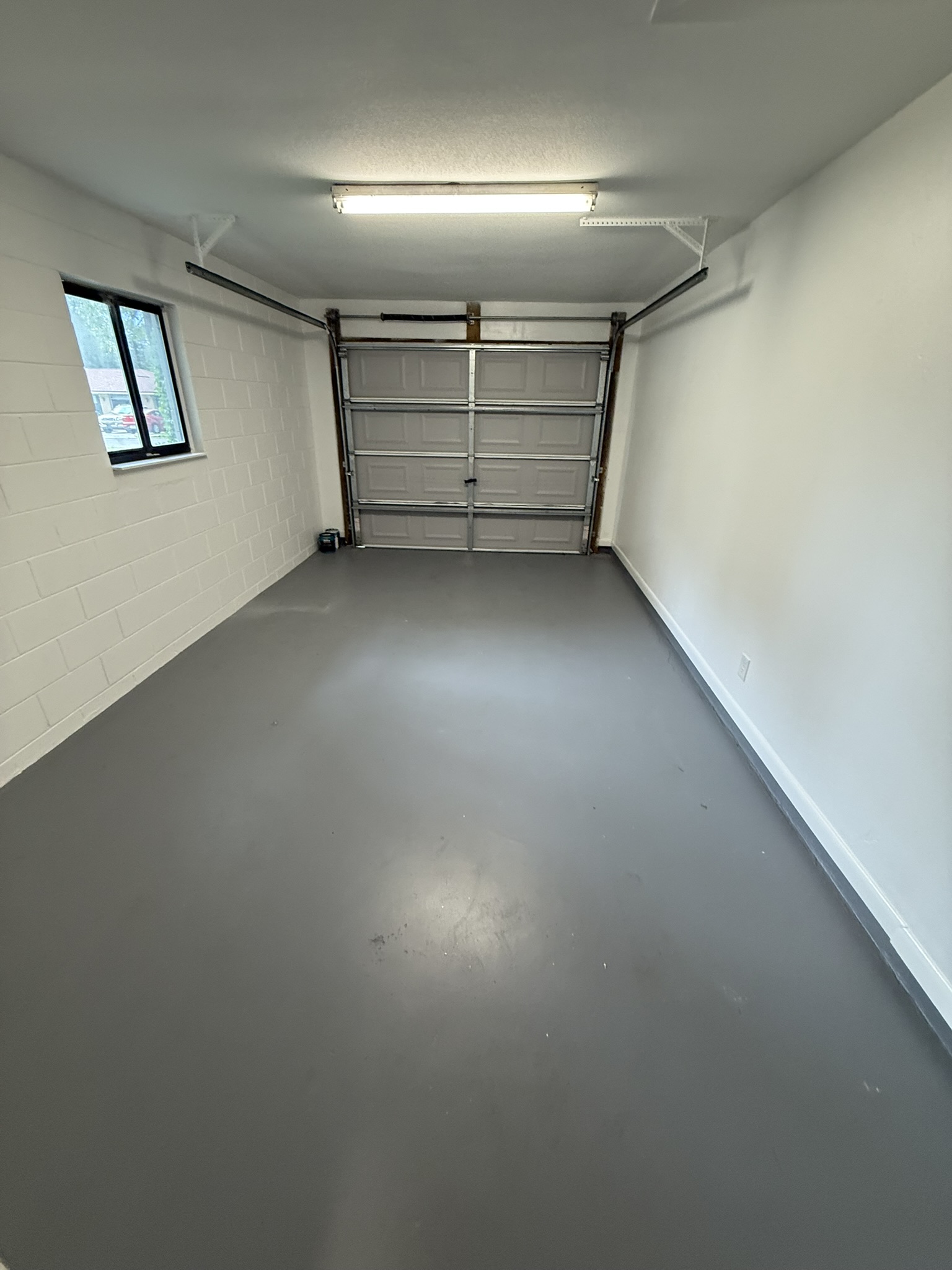 Attached one-car garage